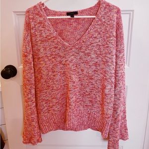 J. Crew Marled Primrose Flared Sleeve Sweater